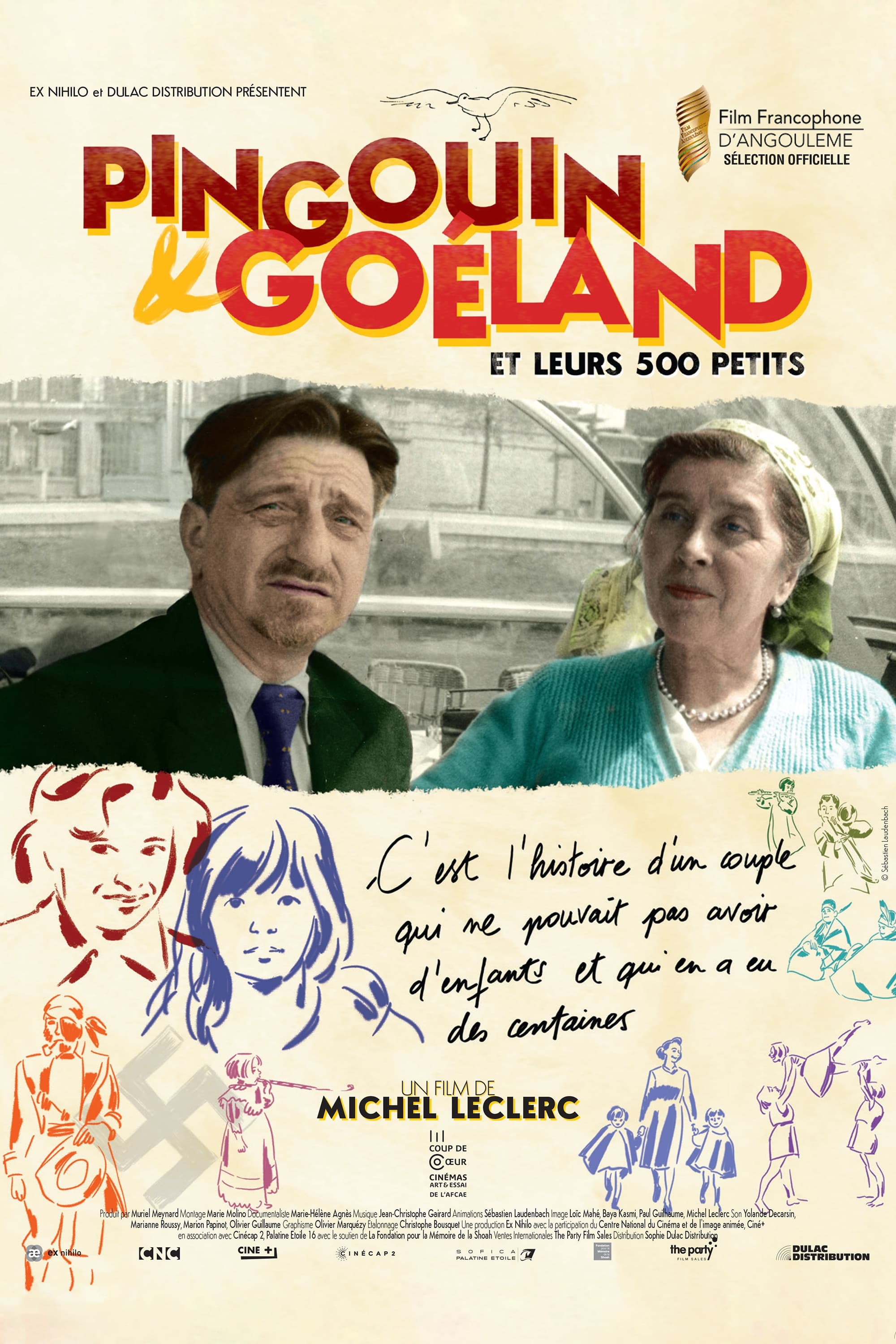 Affiche du film "Pingouin & Goéland et leurs 500 petits"
